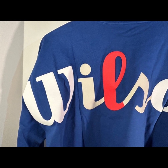 Kith x Wilson Ramble Tee Elite Long Sleeve Wison Graphic T-Shirt Size S - NWT - Picture 5 of 16